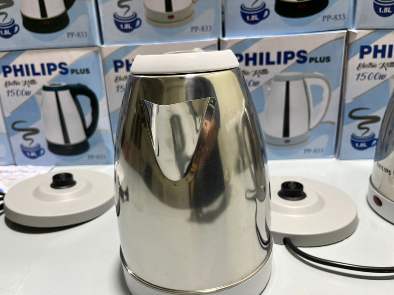 DUBAIZONES™ Philips Plus Electric Kettle Stainless Steel Auto OFF Mode